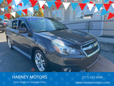 2013 Subaru Legacy for sale at HARNEY MOTORS in Gettysburg PA