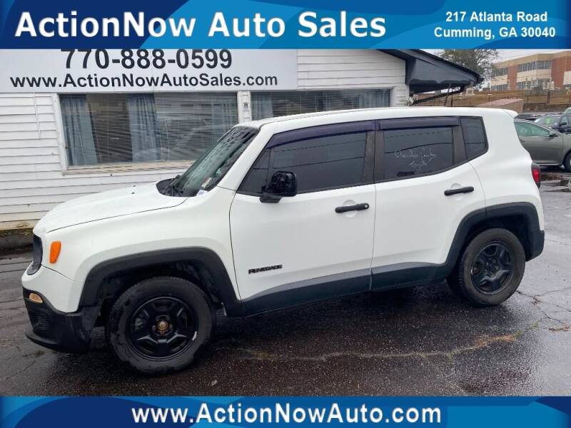 2015 Jeep Renegade for sale at ACTION NOW AUTO SALES in Cumming GA