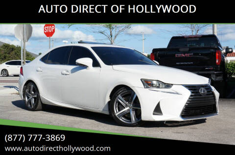 2017 Lexus IS 300 for sale at AUTO DIRECT OF HOLLYWOOD in Hollywood FL