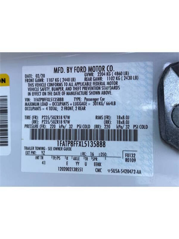 2020 Ford Mustang GT Premium