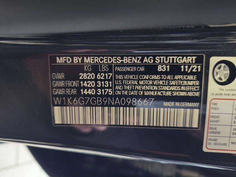 2022 Mercedes-Benz S-Class S 580 4MATIC