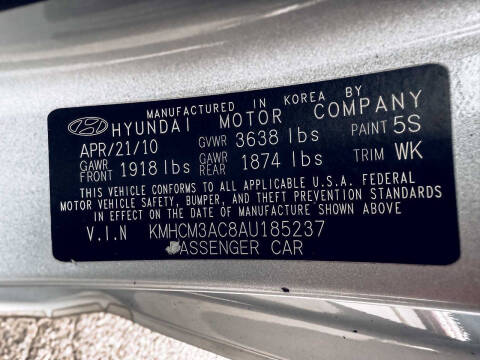 2010 Hyundai Accent GS