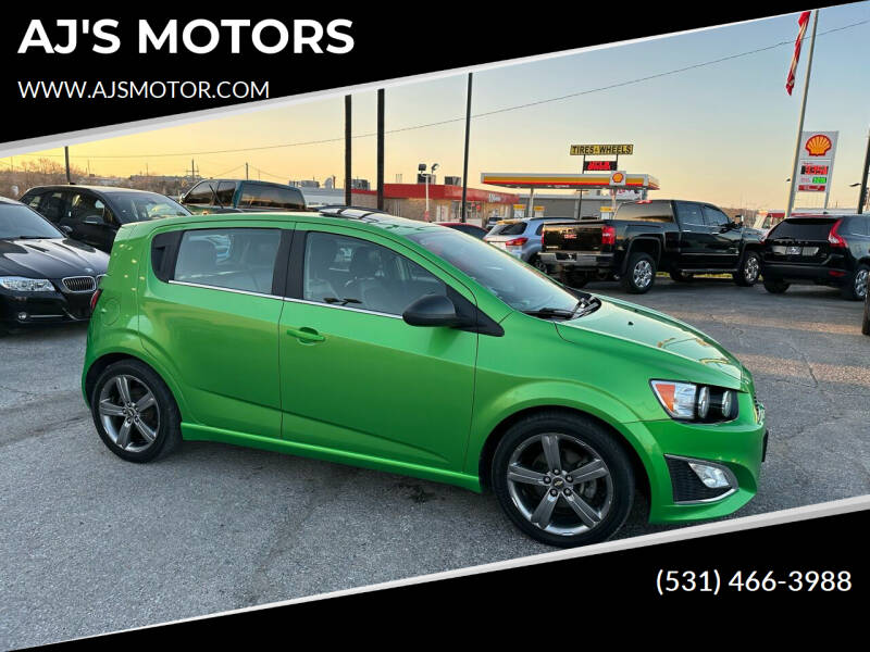 2015 Chevrolet Sonic for sale at AJ'S MOTORS in Omaha NE