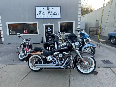 2007 Harley-Davidson Softail Deluxe FLSTN for sale at Blue Collar Cycle Company in Salisbury NC