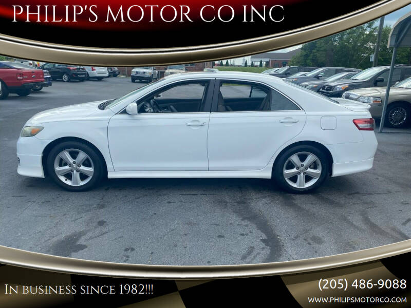 2011 Toyota Camry for sale at PHILIP'S MOTOR CO INC in Haleyville AL
