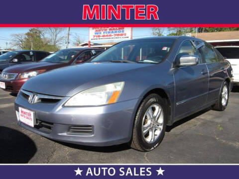 2007 Honda Accord for sale at Minter Auto Sales in South Houston TX