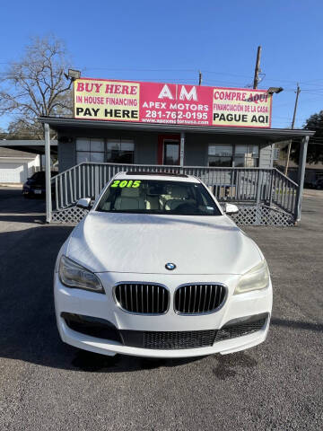 2015 BMW 7 Series for sale at Apex Motors in Rosenberg TX
