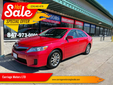 2010 Toyota Camry Hybrid for sale at Carriage Motors LTD in Ingleside IL