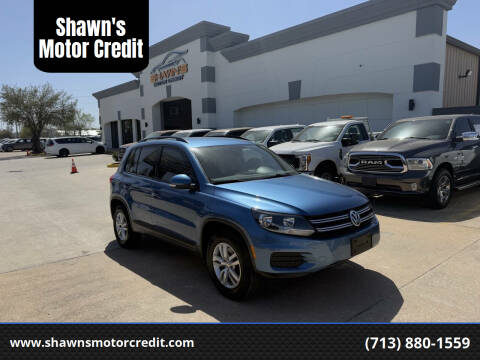 2017 Volkswagen Tiguan for sale at Shawn's Motor Credit in Houston TX