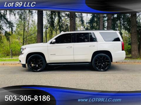 2015 Chevrolet Tahoe for sale at LOT 99 LLC in Milwaukie OR