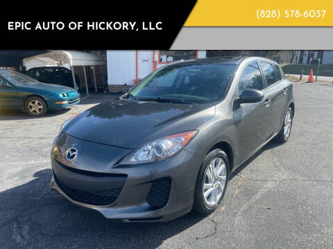 2013 Mazda MAZDA3 for sale at Epic Auto of Hickory, LLC in Hickory NC