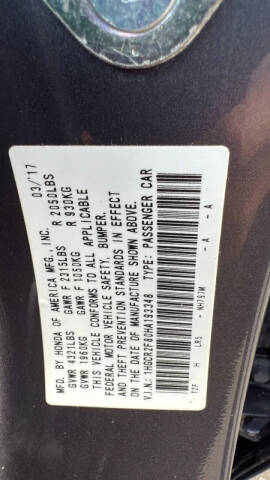 2017 Honda Accord EX-L