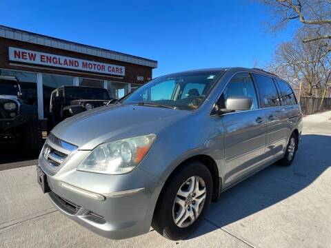 2007 Honda Odyssey for sale at New England Motor Cars in Springfield MA