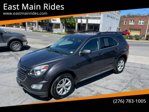 2016 Chevrolet Equinox for sale at East Main Rides in Marion VA