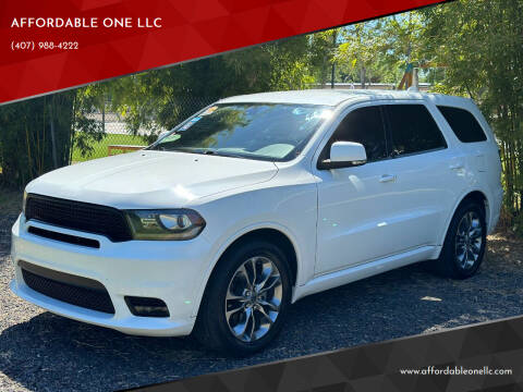 2019 Dodge Durango for sale at AFFORDABLE ONE LLC in Orlando FL