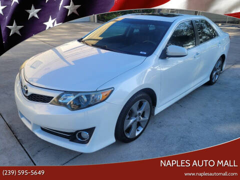 2012 Toyota Camry for sale at Naples Auto Mall in Naples FL