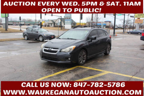 2012 Subaru Impreza for sale at Waukegan Auto Auction in Waukegan IL