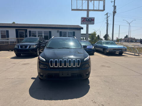 2015 Jeep Cherokee for sale at Zoom Auto Sales in Oklahoma City OK