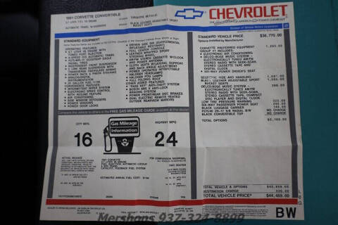 1991 Chevrolet Corvette