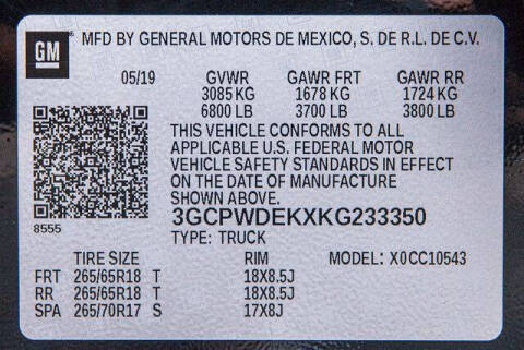 2019 Chevrolet Silverado 1500