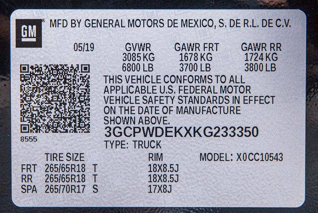 2019 Chevrolet Silverado 1500