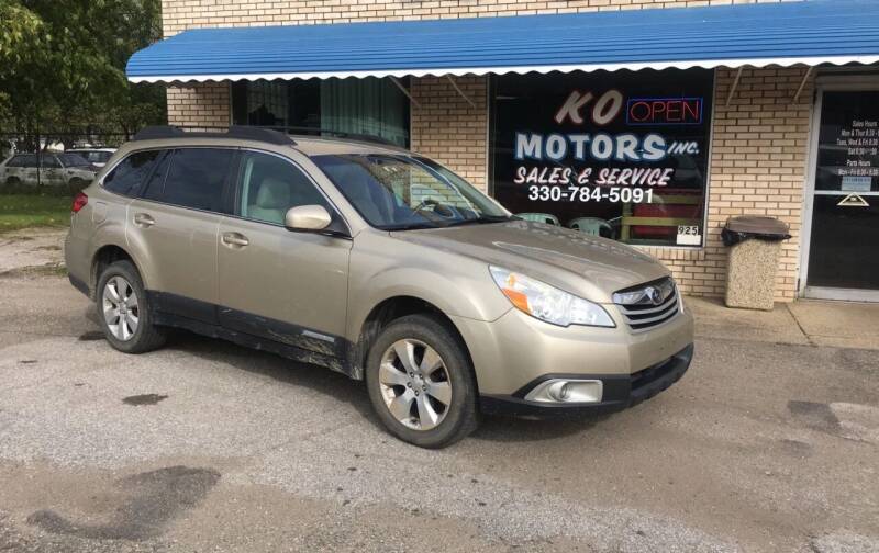 2010 Subaru Outback for sale at K O Motors in Akron OH