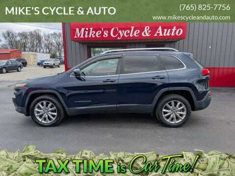2015 Jeep Cherokee for sale at MIKE'S CYCLE & AUTO in Connersville IN