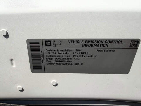 2014 Chevrolet Sonic LTZ Auto