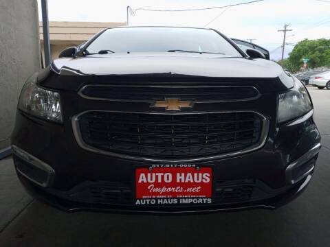 2015 Chevrolet Cruze for sale at Auto Haus Imports in Grand Prairie TX