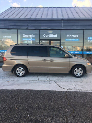 2001 Honda Odyssey for sale at Georgia Certified Motors in Stockbridge GA