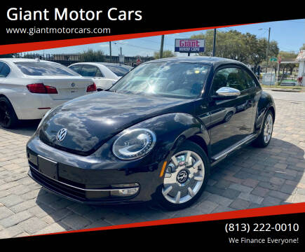 2013 Volkswagen Beetle for sale at Giant Motor Cars in Tampa FL