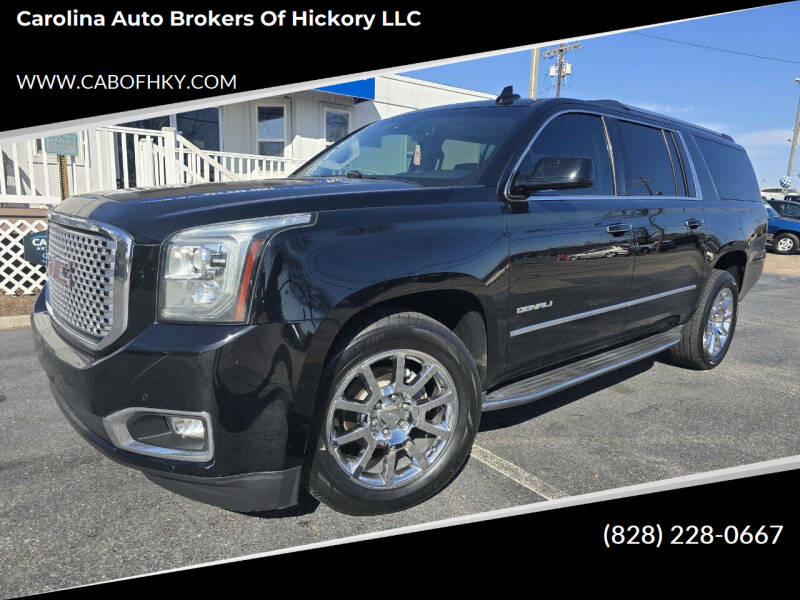 2016 GMC Yukon XL for sale at Carolina Auto Brokers of Hickory LLC in Hickory NC