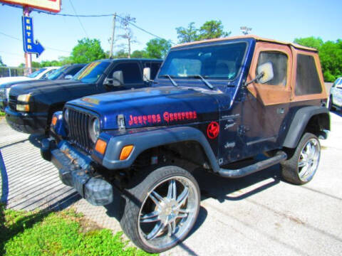 1999 Jeep Wrangler for sale at AUTO VALUE FINANCE INC in Houston TX