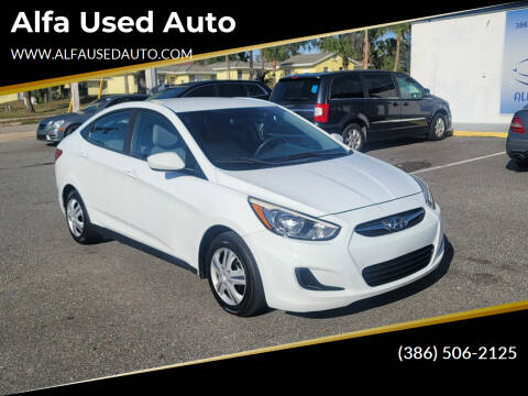 2017 Hyundai Accent for sale at Alfa Used Auto in Holly Hill FL