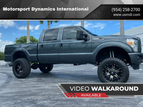 2002 Ford F-250 Super Duty for sale at Motorsport Dynamics International in Pompano Beach FL