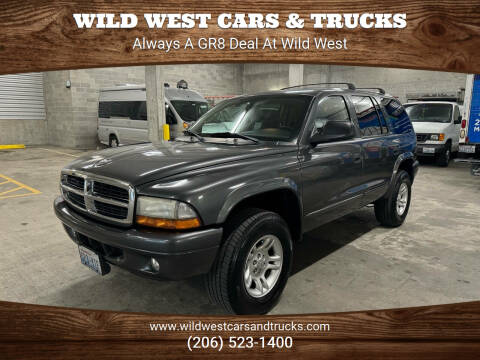 2002 Dodge Durango for sale at Wild West Cars & Trucks in Seattle WA