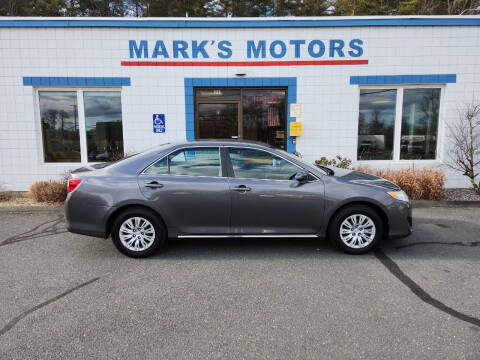 2014 Toyota Camry for sale at Mark's Motors in Northampton MA