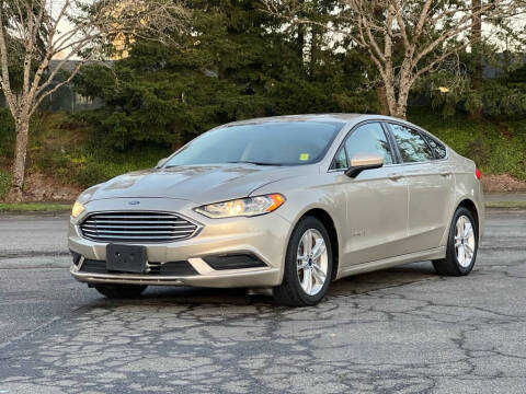 2018 Ford Fusion Hybrid for sale at H&W Auto Sales in Lakewood WA