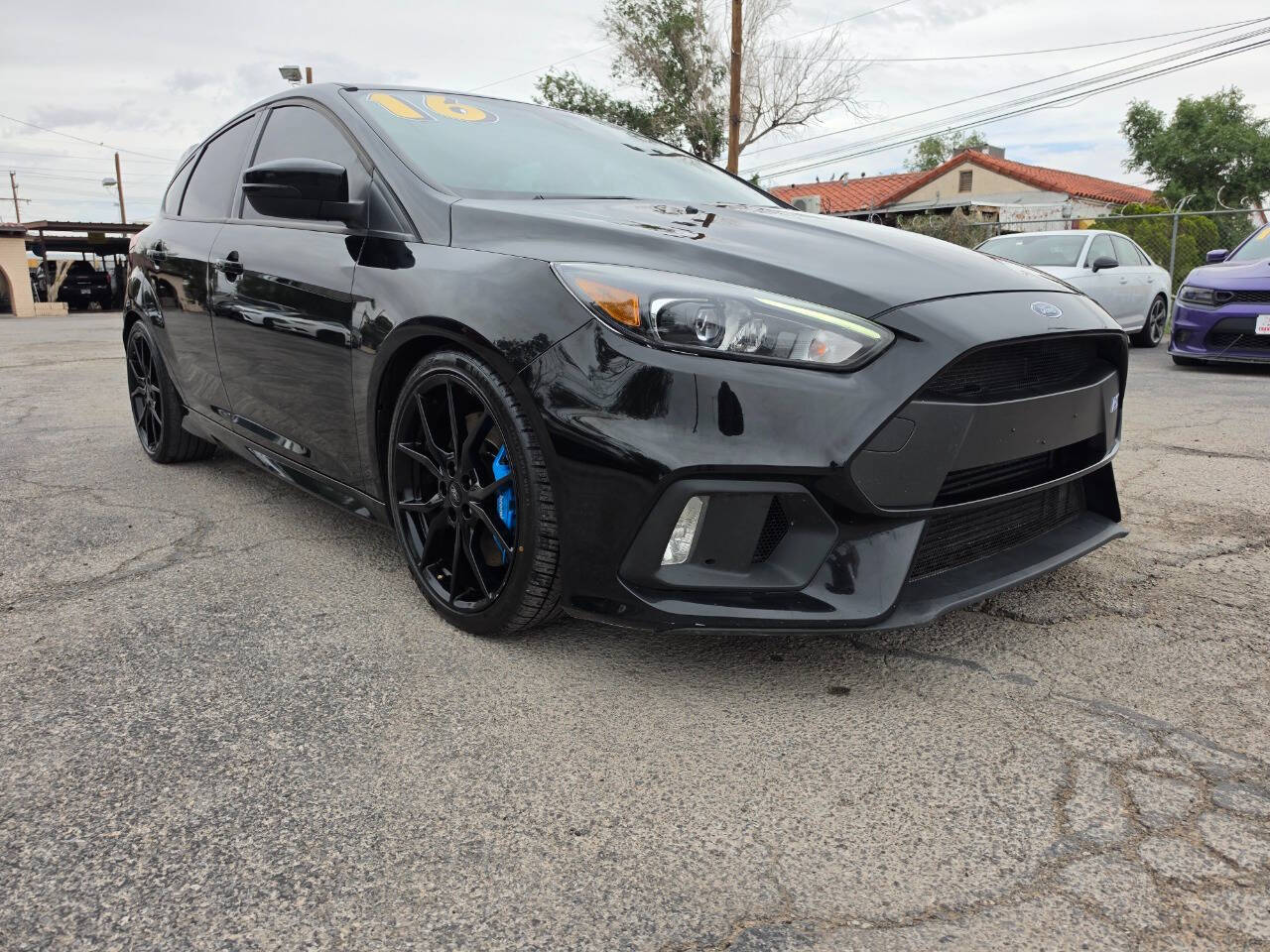 Black 2016 Ford Focus RS AWD RS 4dr Hatchback 1