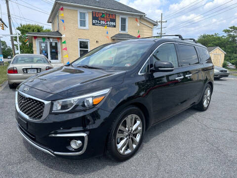 2015 Kia Sedona for sale at Top Gear Motors in Winchester VA