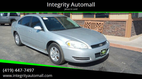 2012 Chevrolet Impala for sale at Integrity Automall in Tiffin OH