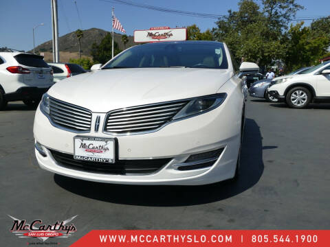 2014 Lincoln MKZ Hybrid for sale at McCarthy Wholesale in San Luis Obispo CA