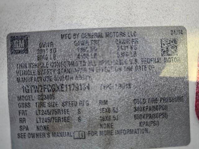 2014 GMC Savana 2500