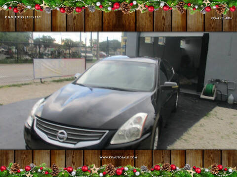 2010 Nissan Altima for sale at K & V AUTO SALES LLC in Hollywood FL