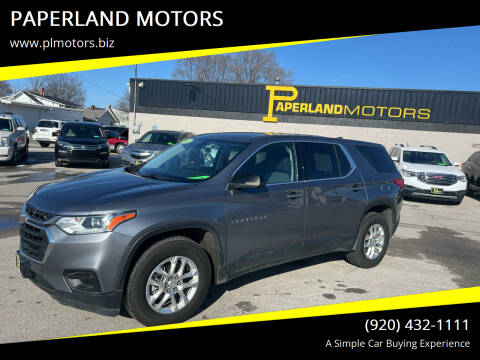 2021 Chevrolet Traverse for sale at PAPERLAND MOTORS in Green Bay WI