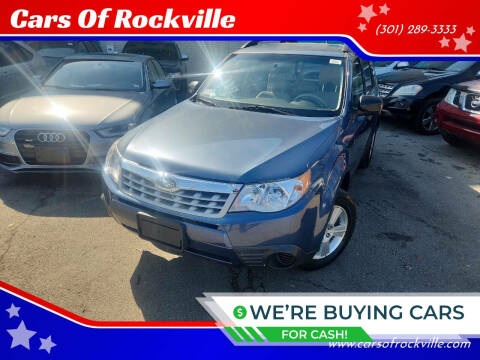 2013 Subaru Forester for sale at Cars Of Rockville in Rockville MD