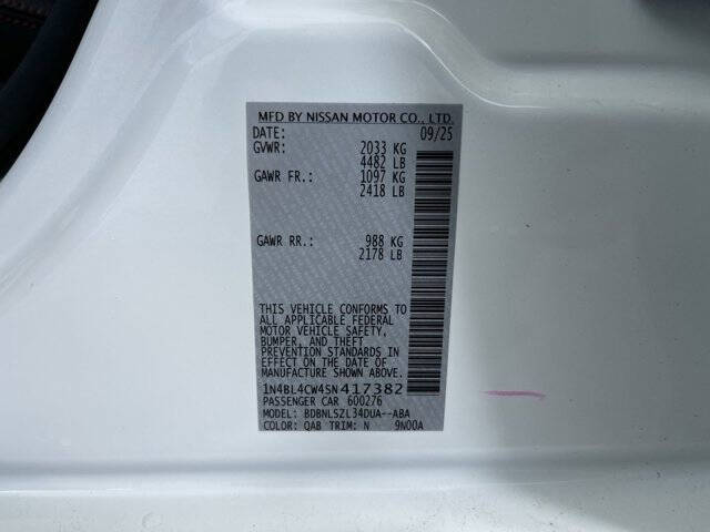 2025 Nissan Altima 2.5 SR