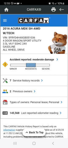 2016 Acura MDX SH-AWD w/Tech