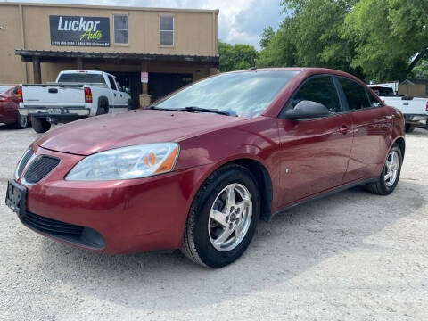 2008 Pontiac G6 for sale at LUCKOR AUTO in San Antonio TX