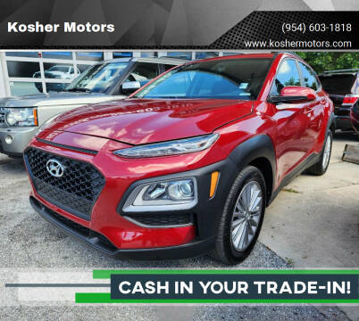 2021 Hyundai Kona for sale at Kosher Motors in Hollywood FL